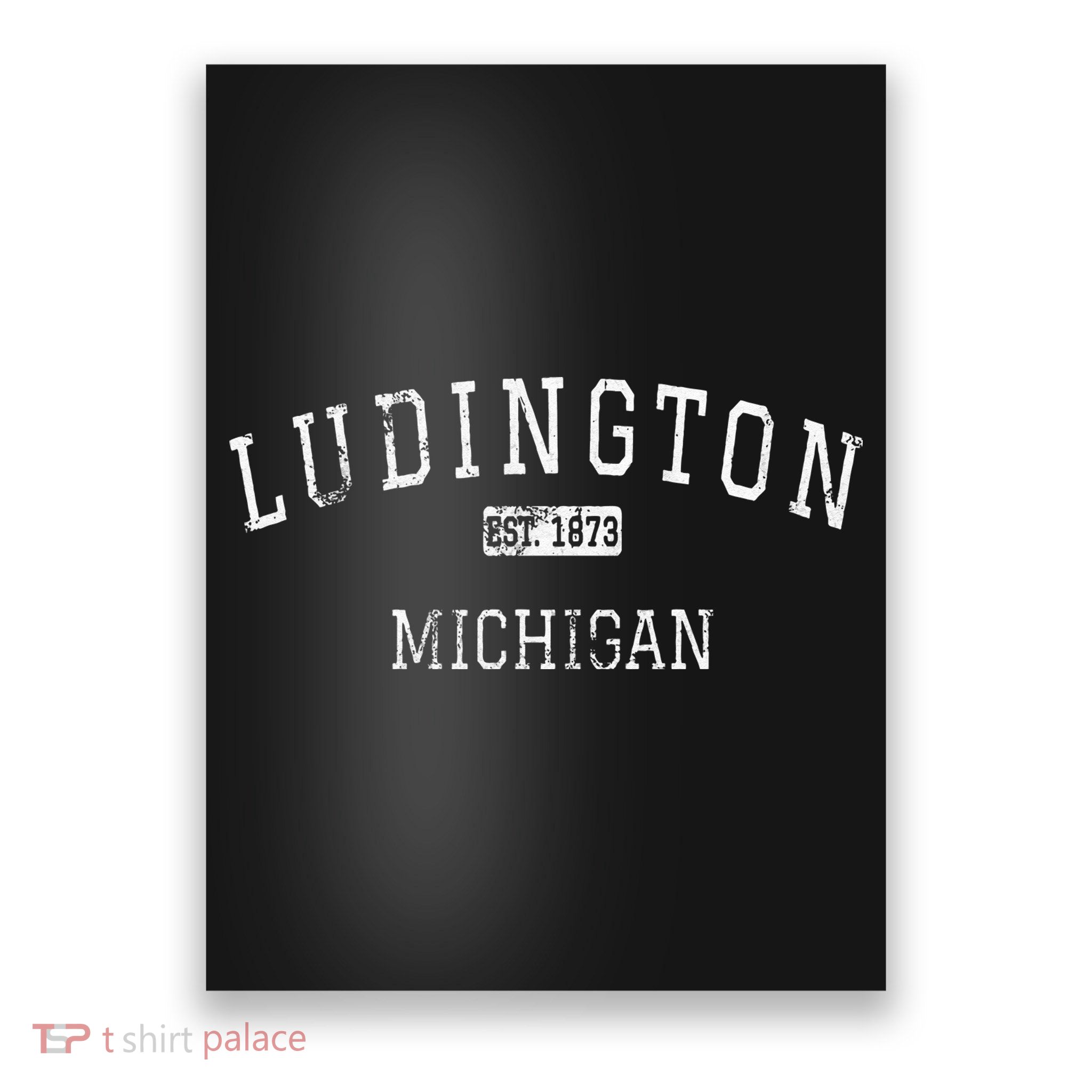 Ludington Michigan MI Vintage Poster