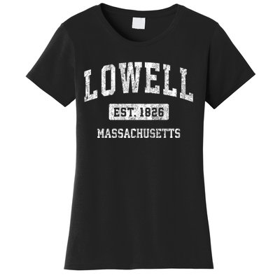 Lowell Massachusetts Ma Vintage Sports Women's T-Shirt