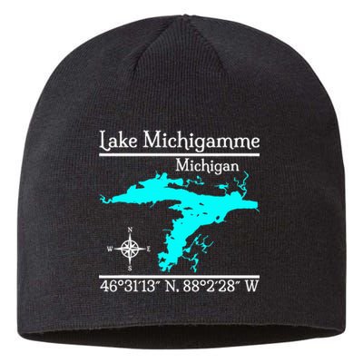 Lake Michigamme Michigan Sustainable Beanie