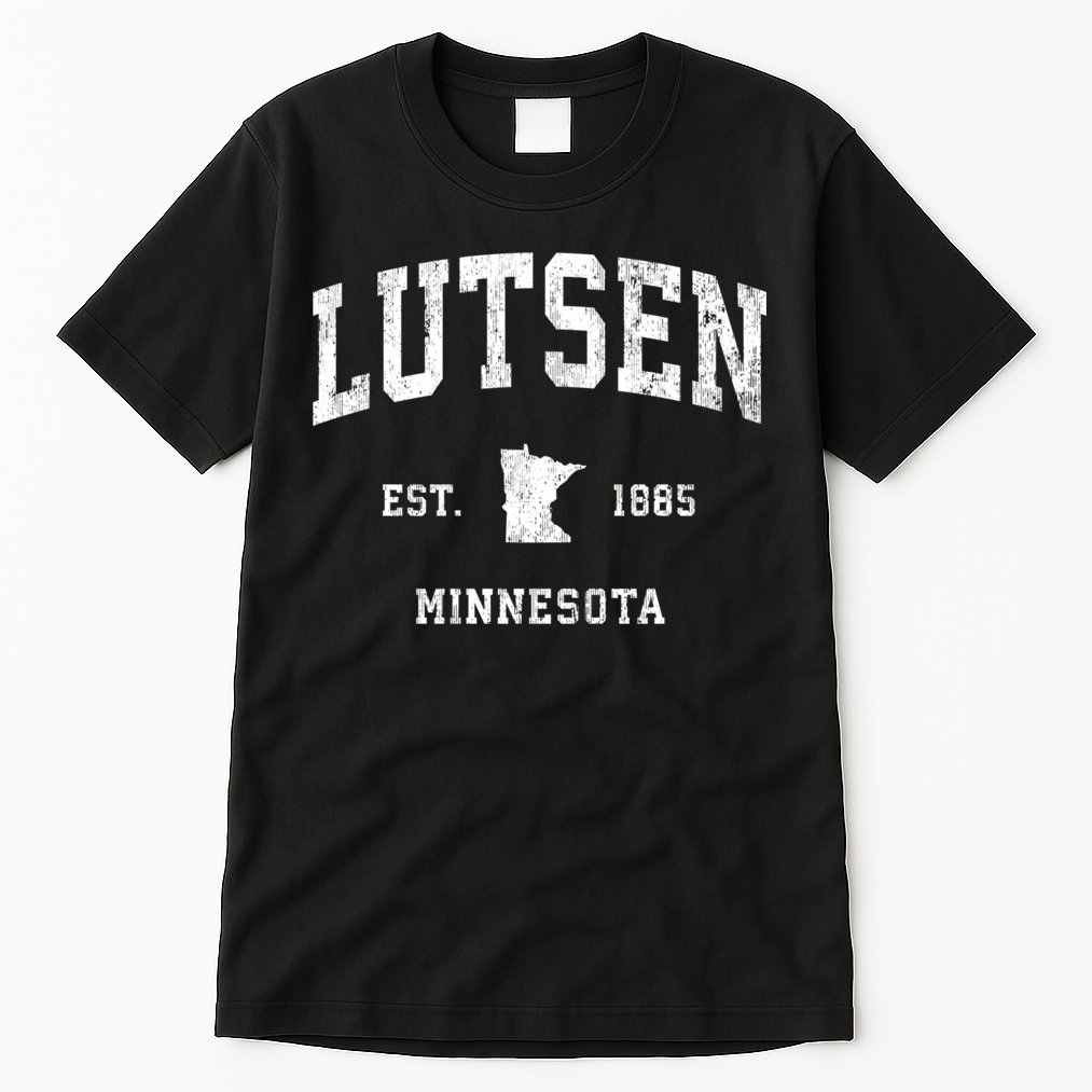 Lutsen Minnesota Mn Vintage Athletic Tall T-Shirt