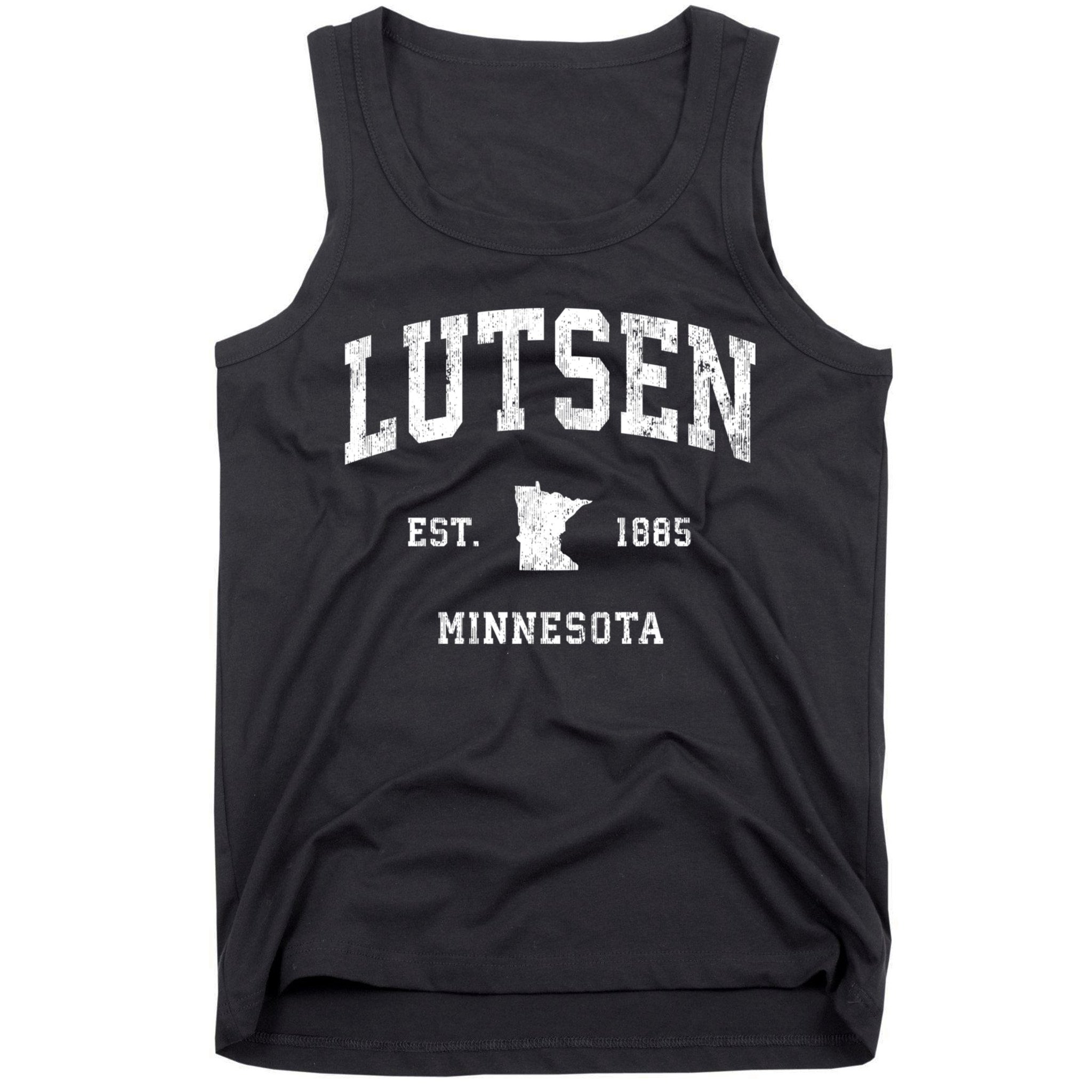 Lutsen Minnesota Mn Vintage Athletic Tank Top