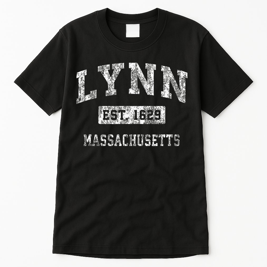 Lynn Massachusetts Ma Vintage Established Sports Tall T-Shirt