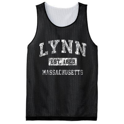 Lynn Massachusetts Ma Vintage Established Sports Mesh Reversible Basketball Jersey Tank