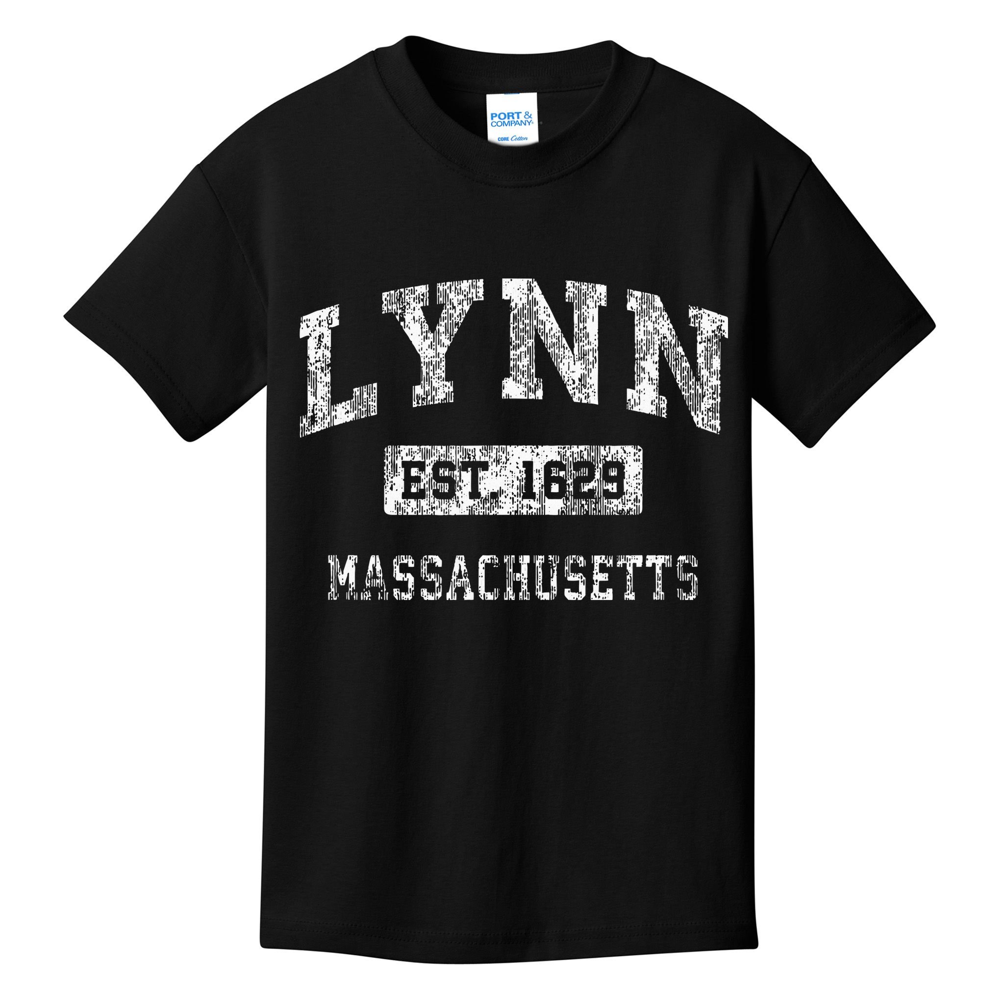 Lynn Massachusetts Ma Vintage Established Sports Kids T-Shirt