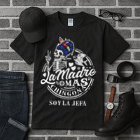 La Madre Mas Chingona Soy La Jefa Skeleton Lover Tall T-Shirt