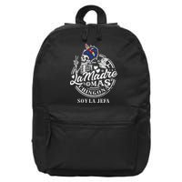 La Madre Mas Chingona Soy La Jefa Skeleton Lover 16 in Basic Backpack