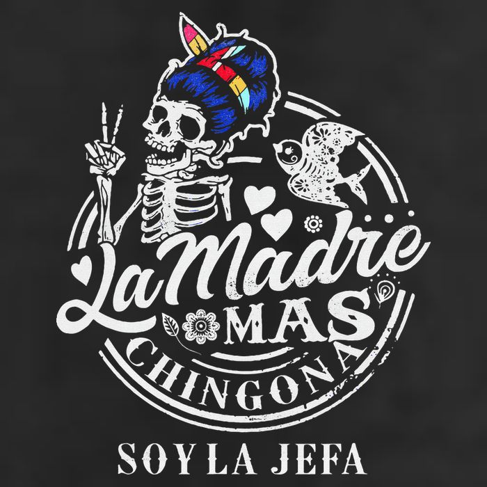 La Madre Mas Chingona Soy La Jefa Skeleton Lover Golf Towel