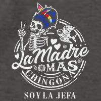 La Madre Mas Chingona Soy La Jefa Skeleton Lover Vector Backpack