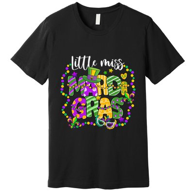 Little Miss Mardi Gras Carnival Women Premium T-Shirt