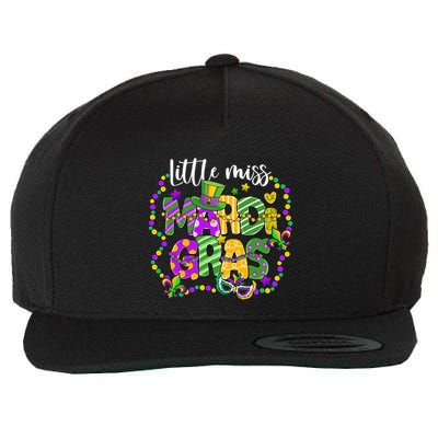 Little Miss Mardi Gras Carnival Women Wool Snapback Cap