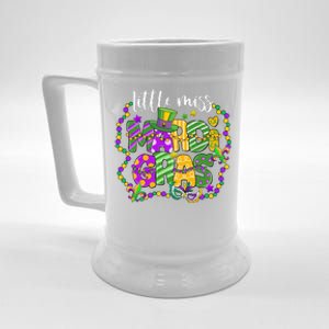 Little Miss Mardi Gras Carnival Women Beer Stein