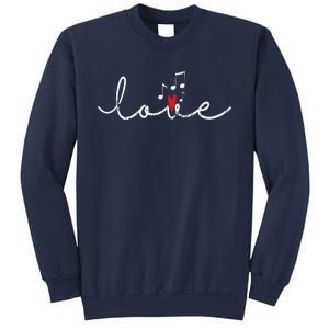 Love Music Notes Sweatshirt