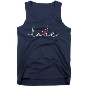 Love Music Notes Tank Top