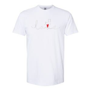 Love Music Notes Softstyle CVC T-Shirt