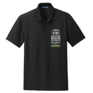 Love My New Schedule Retired Infectious Disease Specialist Dry Zone Grid Polo