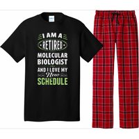 Love My New Schedule Retired Molecular Biologist Pajama Set