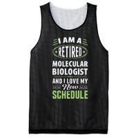 Love My New Schedule Retired Molecular Biologist Mesh Reversible Basketball Jersey Tank