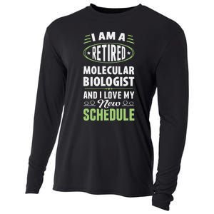 Love My New Schedule Retired Molecular Biologist Cooling Performance Long Sleeve Crew