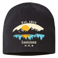 Louisiana Mountain Nature Sunset River Camping Hiking Sustainable Beanie