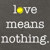 Love Means Nothing Tennis Player Cotton Canvas Backpack