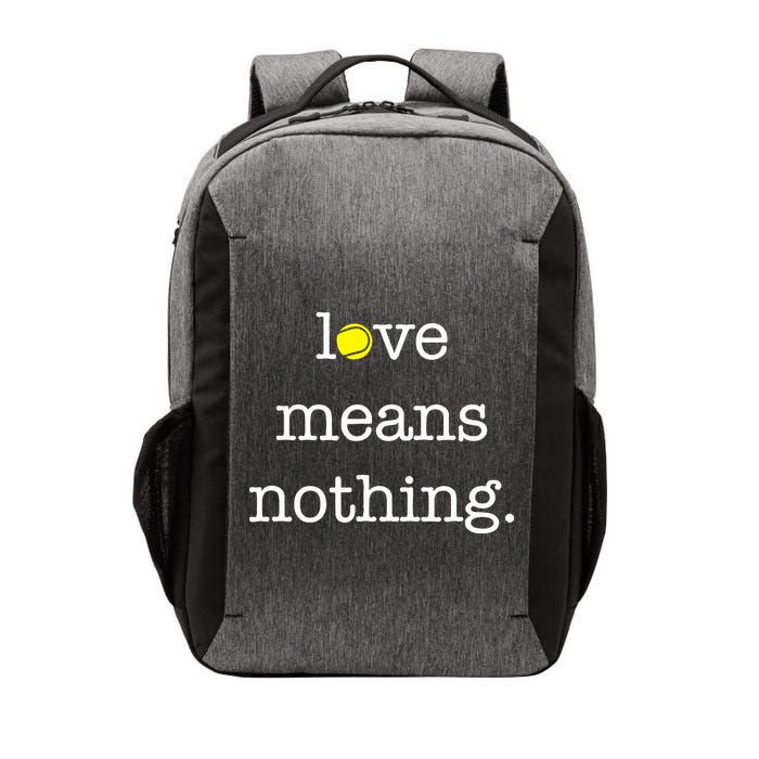 Love Means Nothing Tennis Player Vector Backpack