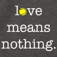 Love Means Nothing Tennis Player Vector Backpack