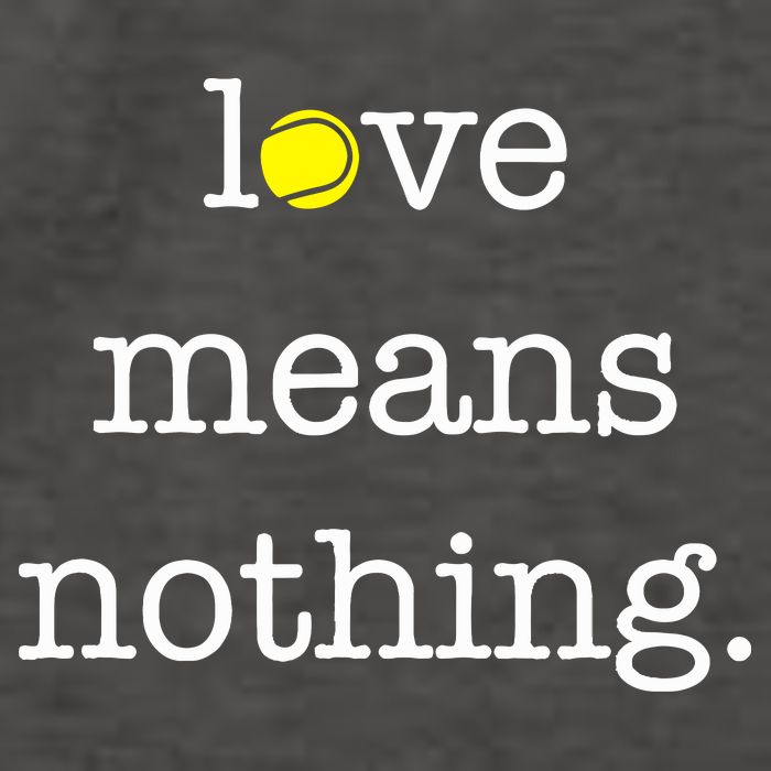 Love Means Nothing Tennis Player Vector Backpack