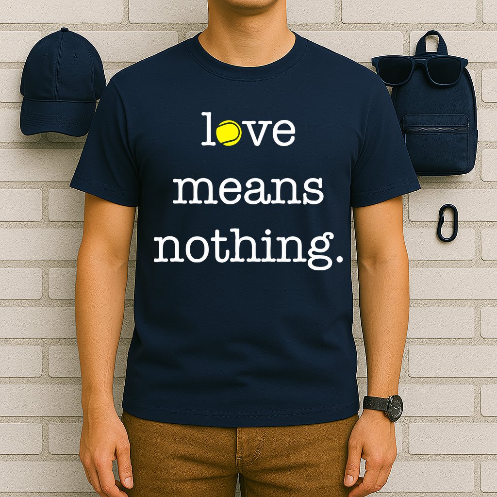 Love Means Nothing Tennis Player T-Shirt