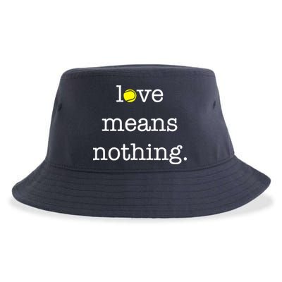 Love Means Nothing Tennis Player Sustainable Bucket Hat