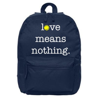 Love Means Nothing Tennis Player 16 in Basic Backpack