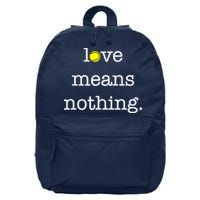 Love Means Nothing Tennis Player 16 in Basic Backpack