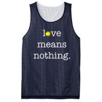 Love Means Nothing Tennis Player Mesh Reversible Basketball Jersey Tank