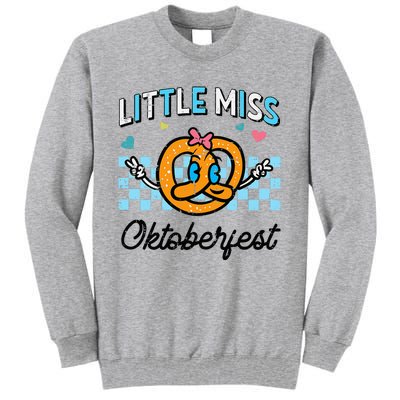 Little Miss Oktoberfest Pretzel German Tall Sweatshirt