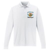 Little Miss Oktoberfest Pretzel German Performance Long Sleeve Polo