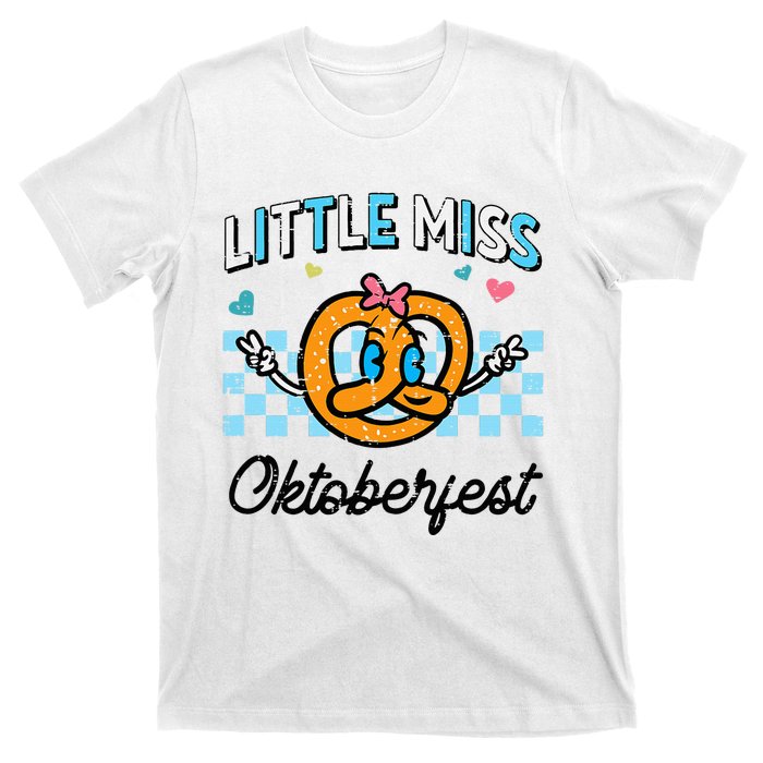 Little Miss Oktoberfest Pretzel German T-Shirt