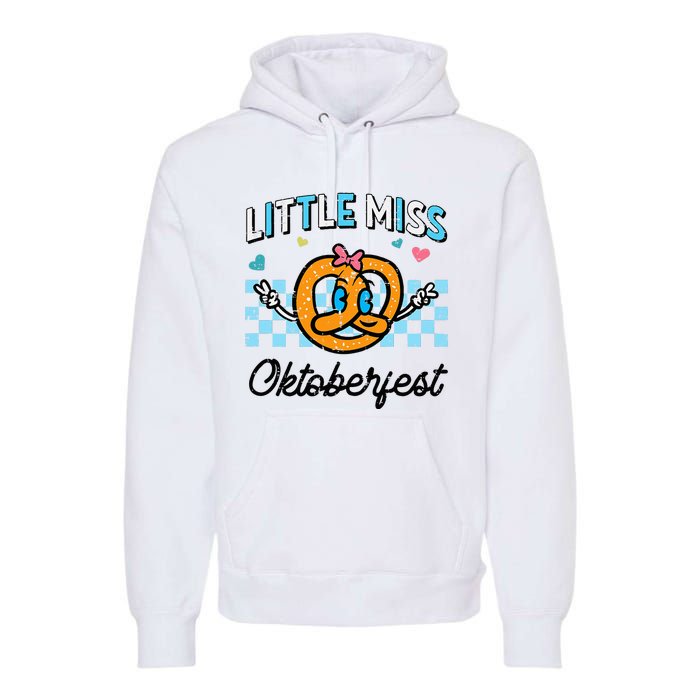 Little Miss Oktoberfest Pretzel German Premium Hoodie