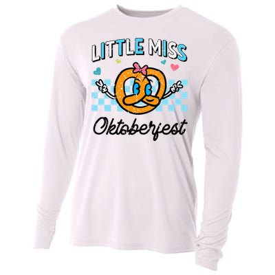 Little Miss Oktoberfest Pretzel German Cooling Performance Long Sleeve Crew