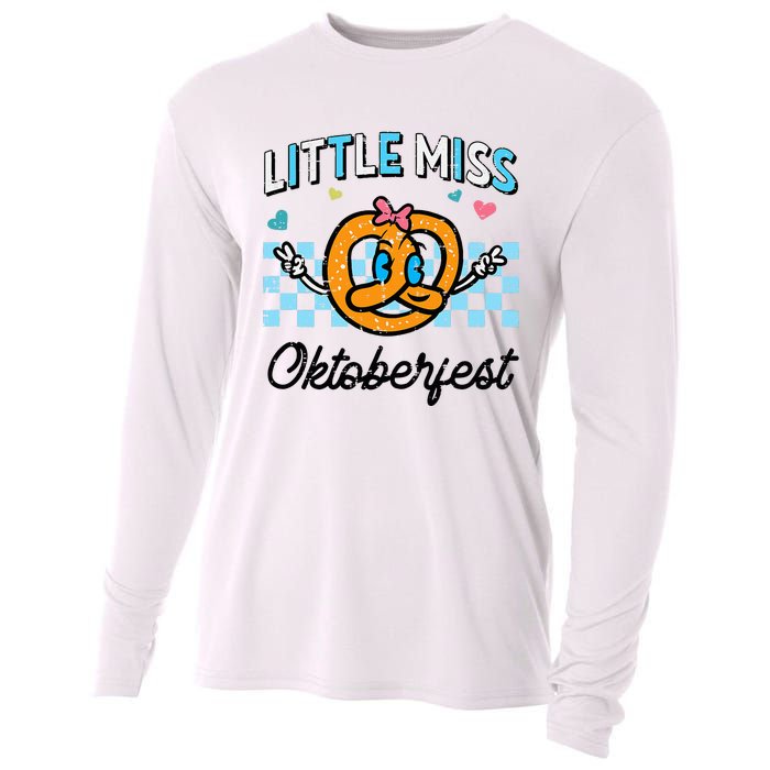 Little Miss Oktoberfest Pretzel German Cooling Performance Long Sleeve Crew