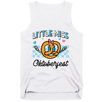 Little Miss Oktoberfest Pretzel German Tank Top