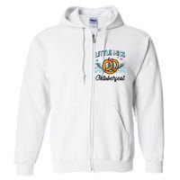 Little Miss Oktoberfest Pretzel German Full Zip Hoodie