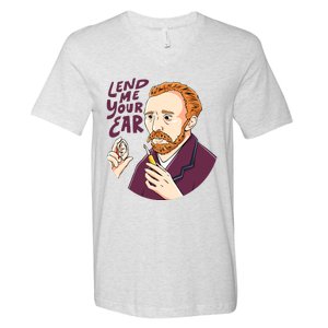 Lend me our ear Design for an Van Gogh Art Lover V-Neck T-Shirt