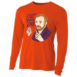 Lend me our ear Design for an Van Gogh Art Lover Cooling Performance Long Sleeve Crew