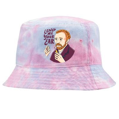 Lend me our ear Design for an Van Gogh Art Lover Tie-Dyed Bucket Hat