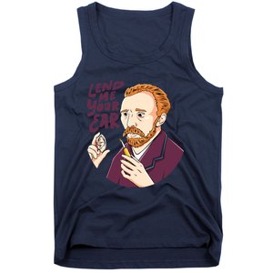 Lend me our ear Design for an Van Gogh Art Lover Tank Top