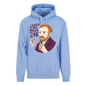 Lend me our ear Design for an Van Gogh Art Lover Unisex Surf Hoodie