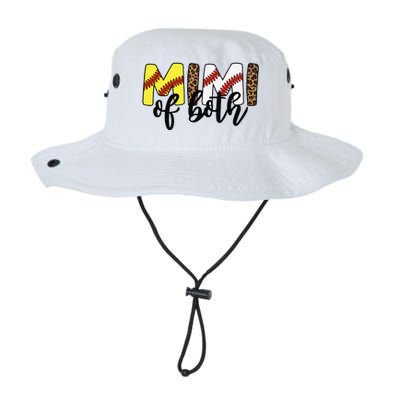 Leopard Mimi Of Both Baseball Softball Grandma Mother's Day Legacy Cool Fit Booney Bucket Hat