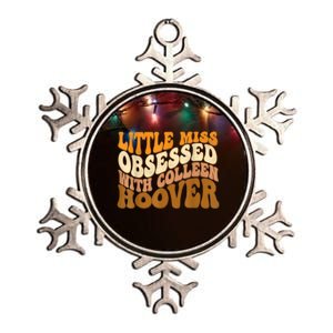 Little Miss ObsessedWith Colleen Hoover, Bookish Book Lover Metallic Star Ornament