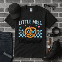 Little Miss Oktoberfest Pretzel German Tall T-Shirt