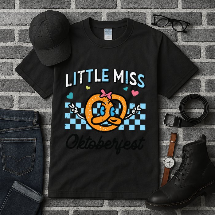 Little Miss Oktoberfest Pretzel German Tall T-Shirt