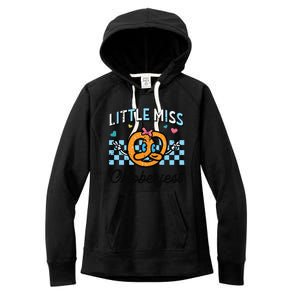 Little Miss Oktoberfest Pretzel German Women's Fleece Hoodie